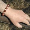 Náramek z dřevěných korálků * Wooden bead bracelet
