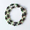 Náhrdelník granát-jadeit-prehnit * Necklace from garnet, jade, prehnite