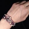 Provázkový náhrdelník nebo náramek s kotvou a perletí * String necklace or bracelet with anchor and nacre