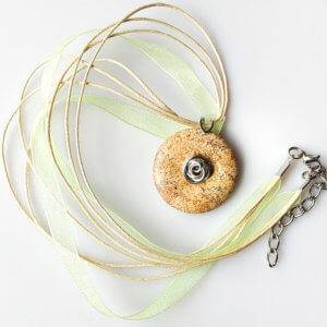 Náhrdelník s přívěskem jaspis obrázkový * Picture Jasper pendant necklace