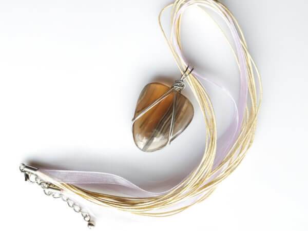 Náhrdelník s přívěskem fluorit * Fluorite pendant necklace