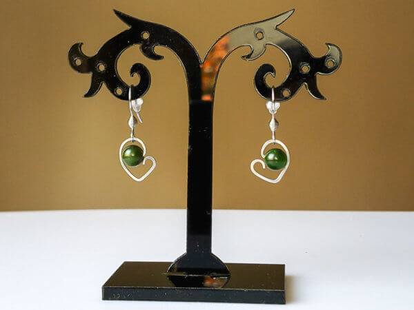 Náušnice nefrit * Nephrite earrings