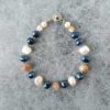 Náramek říční perly-měsíční kámen-perleť * Bracelet from freshwater pearls, moonstone and nacre beads