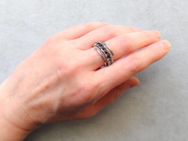 Prsten se safíry * Sapphire ring