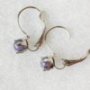 Náušnice s tanzanitem * Tanzanite surgical steel earrings