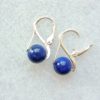 Náušnice lapis lazuli, stříbrné * Lapis lazuli silver earrings