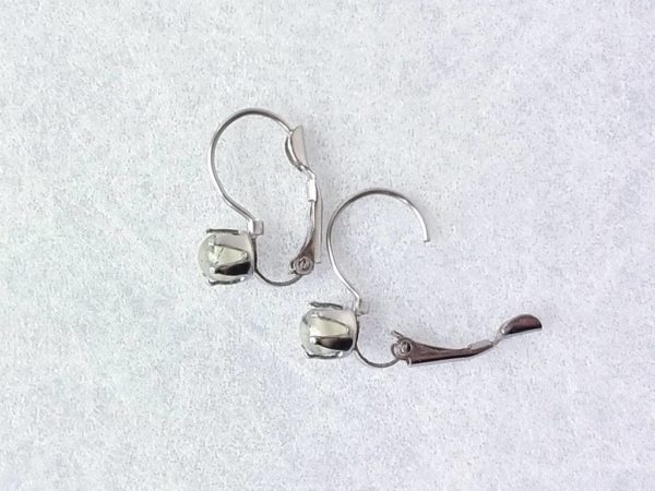 Náušnice s prehnitem * Prehnite surgical steel earrings