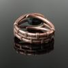 Měděný prsten se smaragdem * Copper ring with Emerald bead