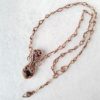 Měděný náhrdelník s rubínem v zoisitu * Copper necklace with Ruby Zoisite