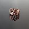 Měděný prsten deset kapek * Copper ring "ten drops"