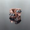 Prsten měděný s obsidiánem vločkovým * Snowflake Obsidian Copper ring