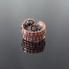Prsten měděný s obsidiánem vločkovým * Snowflake Obsidian Copper ring