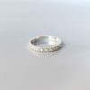 Prsten s ručně rytým ornamentem, stříbro Ag 925 * Silver ring with hand-engraved ornament
