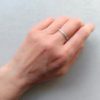 Prsten s ručně rytým ornamentem, stříbro Ag 925 * Silver ring with hand-engraved ornament