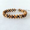 Náramek jaspis obrázkový a onyx * Bracelet from picture jasper and onyx