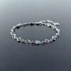 Náramek z chirurgické oceli s korálky malachitu * Surgical steel bracelet with Malachite beads