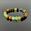 Náramek na přání jadeit-obsidián-tygří oko-citrín-aventurín * Custom bracelet from Jade, Obsidian, Tiger's eye, Citrine and Aventurine