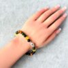 Náramek na přání jadeit-obsidián-tygří oko-citrín-aventurín * Custom bracelet from Jade, Obsidian, Tiger's eye, Citrine and Aventurine
