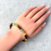 Náramek na přání jadeit-obsidián-tygří oko-citrín-aventurín * Custom bracelet from Jade, Obsidian, Tiger's eye, Citrine and Aventurine