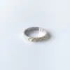 Prsten s ručně rytým ornamentem, stříbro Ag 925 * Silver ring with hand-engraved ornament