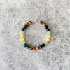 Náramek na přání jadeit-obsidián-tygří oko-citrín-aventurín * Custom bracelet from Jade, Obsidian, Tiger's eye, Citrine and Aventurine